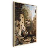  Slika - Carl Spitzweg – Im Dachstübchen 60x90 U prirodnom drvenom okviru | shoptok.hr