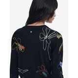 Desigual Pulover modra / jastog / črna / bela | Shoptok.si