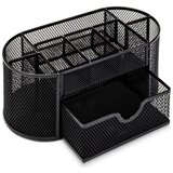  Metalni organizator za uredski pribor - crni | shoptok.hr