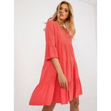 Sublevel Dress-D73761M30214C-coral | shoptok.hr