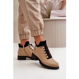 Boto Low Women's Boots Insulated Eco Leather Beige Erisabelle | ePonuda.com