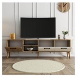 Woody Fashion Exxen 1585 TV polica, smeđe-bijela | Eponuda.ba