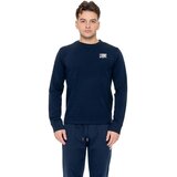 Leone 1947 Majice z dolgimi rokavi Man T-Shirt Long Sleeves Small Logo Modra Cene