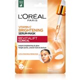 L´Oréal Paris Revitalift Clinical posvetlitvena maska za obraz z vitaminom C 26 g Cene