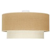  duolla - plafonsko svetlo yute boho 3xE27/15W/230V prečnika 60 cm braon/krem | Eponuda.com