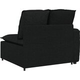  Modularni kauč s naslonom za ruke i jastucima crni 100 cm | Shoptok.si