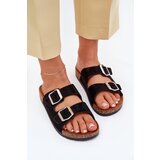 Boto Women's sandals on cork platform with buckles black Livara | ePonuda.com