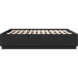  Okvir kreveta s LED svjetlima crni 200x200 cm konstruirano drvo | shoptok.hr