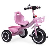 ECO TOYS tricikl sa neklizajućim rukohvatima, zvoncem i korpom, pink ( wql-1999 pink ) | Eponuda.com