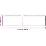  Pokrov za biljke *Transparent*an 10 x 1,5 m PE | shoptok.hr