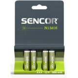 Sencor punjiva baterija SBA HR03 AAA NiMH 1000 mAh, blister 4 kom Cijene