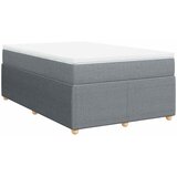  Krevet s oprugama i madracem svjetlosivi 120x190 cm od tkanine | shoptok.hr