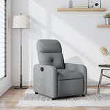  Naslonjač od tkanine svjetlosivi | shoptok.hr
