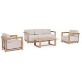 Theseus BIZZ vrtna lounge garnitura z blazinami 5-delna, aluminij Cene