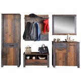 Zandiara Garderobni Panel Ontario, Barva Hrasta, Siva | Shoptok.si