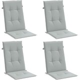  Jastuci za stolice 4 kom svjetlosivi 120 x 50 x 4 cm od tkanine | shoptok.hr