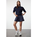 Trendyol Navy Blue Embroidery Raised Sweatshirt | Shoptok.si