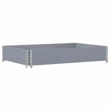  Okviri za palete sivi 120 x 80 cm od masivne borovine | Eponuda.com