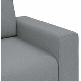 3-dijelni set sofa s jastucima, svijetlo siva tkanina | shoptok.hr