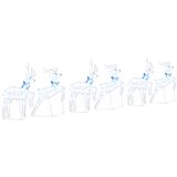  LED irvasi 6 pcs Bijelo 45 x 19 x 65 cm tkanina | shoptok.hr