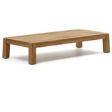 Kave Home Mizica iz masivnega tika v naravni barvi 76x153 cm Forcanera – Cene