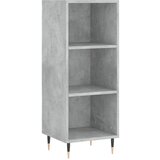 Maison Chic Komoda - Predalnik betonsko siva 34,5x32,5x90 cm inženirski les, (21722746) Cene