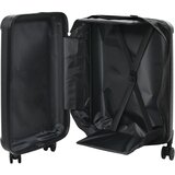 vidaXL Zložljiv kovček s trdo lupino 24' Črna 43x27x66 cm ABS | Shoptok.si