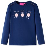  Dječja majica dugih rukava modra 128 | shoptok.hr