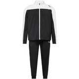 Puma Športna trenirka črna / bela | Shoptok.si