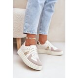 Boto Eco Leather Women's Sneakers On Platform Beige Goriette | shoptok.hr