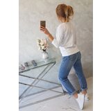Kesi White blouse with V-neck | shoptok.hr