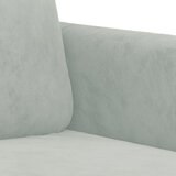  Dvosjed svjetlosivi 120 cm baršunasti | shoptok.hr