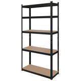 Rebel Metalna montazna polica crna 180x90x40cm RB-1251B | Eponuda.com