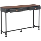 vidaXL Konzolni stol s 2 ladice 120 x 30 x 75 cm masivna jelovina | shoptok.hr