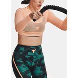 Under Armour Apricot Women's Sports Crop Top Project Rock Sheer Mesh LS | Eponuda.ba