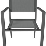 Ambia Garden STOL aluminij antracit, siva | Shoptok.si