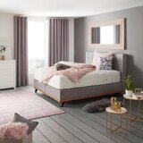Hom`in POSTELJA BOXSPRING x , tekstil, leseni material siva | Shoptok.si