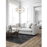 Open Design OR80919 - Luster na šipci STESSO 4xE27/15W/230V prečnik 55 cm l. hrom/bela | Eponuda.com