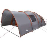  Tunelski šotor s streho Siva in oranžna 710 x 460 x 245 cm | Shoptok.si