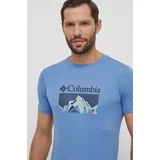 Columbia Športna kratka majica zero rules črna barva