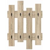 Vješalica za kapute na zidu Zidne Sonoma hrast 60 x 3 x 82 cm | shoptok.hr