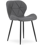 Mango stolica - siva eko koža / crne noge x 3 | shoptok.hr