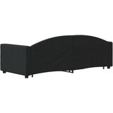  Dnevni krevet na razvlačenje crni 80 x 200 cm od tkanine | shoptok.hr