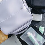 Camry CR 6880 putni ruksak 24 L &amp;ndash; 40 &amp;times; 20 &amp;times; 30 cm, za laptop 17&amp;quot;, USB-A/USB-C, svijetlo ljubičasti Slike