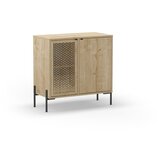 Marckeric Nizka komoda v hrastovem dekorju v naravni barvi 80x80 cm Inca – | Shoptok.si