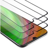 Cadorabo 3x Celozaslonska zaščitna folija, združljiva z Samsung Galaxy A40 - Zaščitna folija v transparentno s čarno - 3-pack Kaljeno steklo za zaščito zaslona s trdoto 9H in 3D dotikom, (20563063) Cene