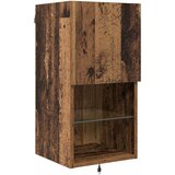 TV zidne jedinice S LED lampica Staro drvo Konstruirano drvo | shoptok.hr