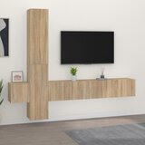 The Living Store Komplet TV omaric 5-delni sonoma hrast inženirski les - Komplet TV Omaric, (21374840) Cene