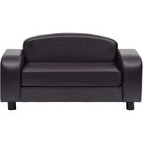 vidaXL pasji kavč rjav 80x50x40 cm umetno usnje | Shoptok.si