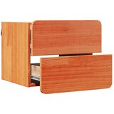  Noćni ormarić 2 pcs Smeđa 39 x 34 x 33 cm Masivna borovina | shoptok.hr